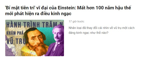 Title gây sự tò mò sẽ thúc đẩy hành vi click vào bài của người đọc 