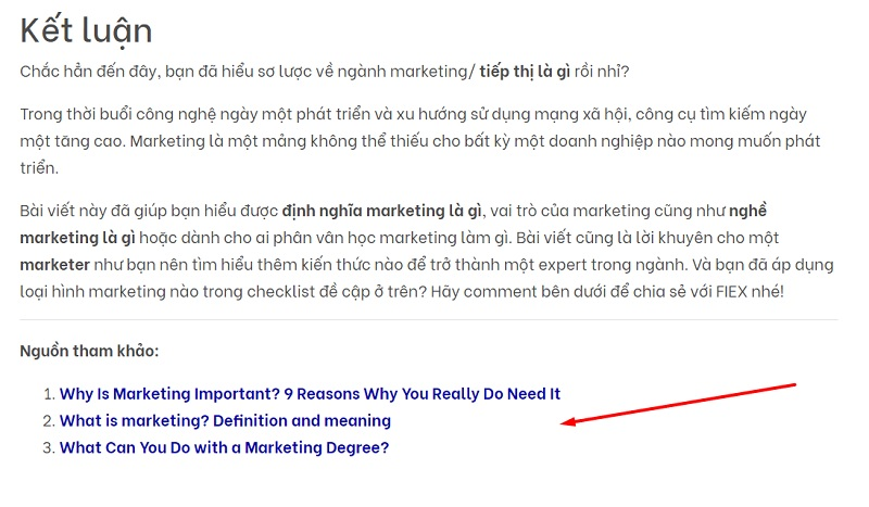 Bổ sung nguồn tham khảo ở cuối bài viết cũng mang nhiều lợi ích cho bài viết của bạn 