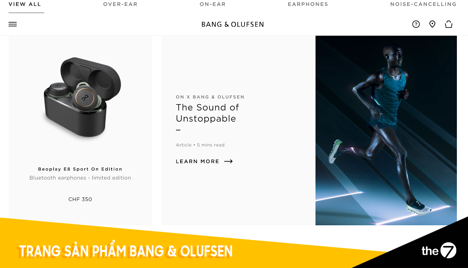 Trang sản phẩm Bang & Olufsen