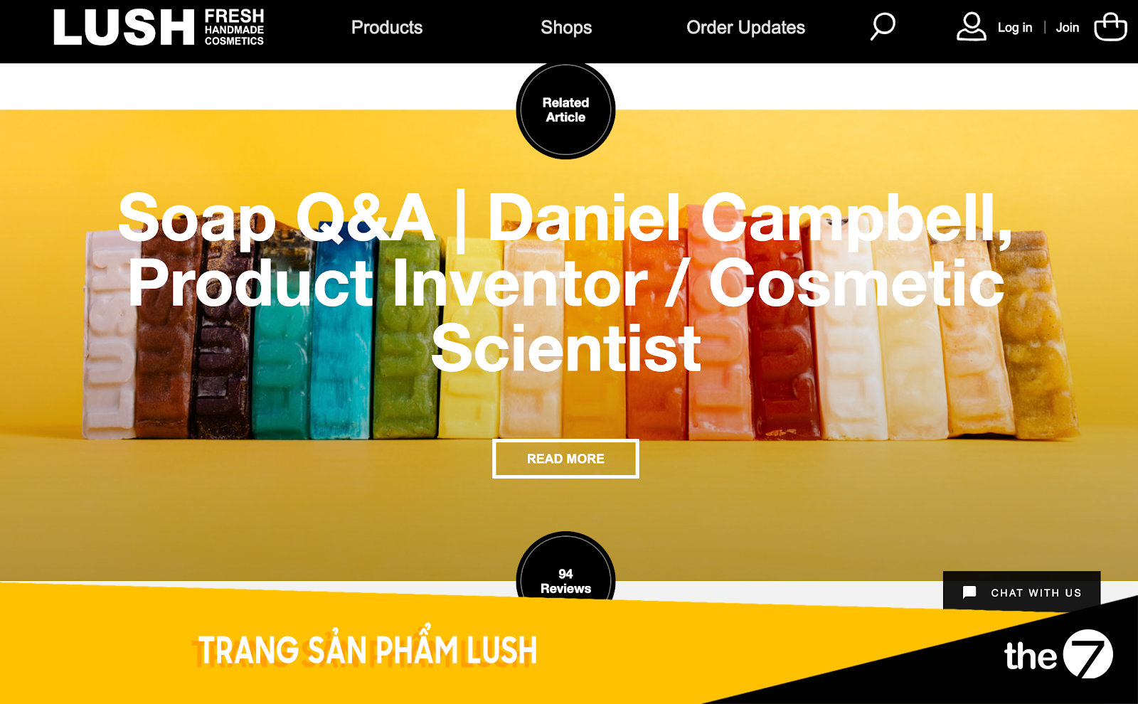 Thiết kế website bán hàng - Trang bán hàng Marucci