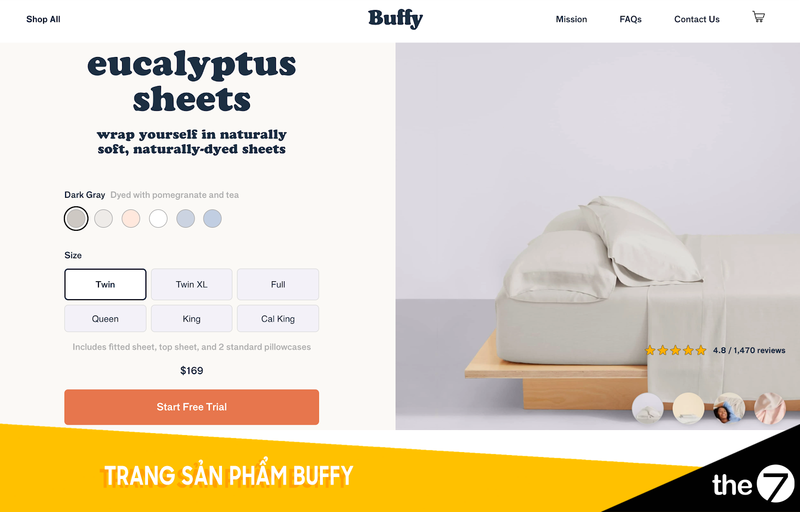 Trang sản phẩm Buffy Sheets
