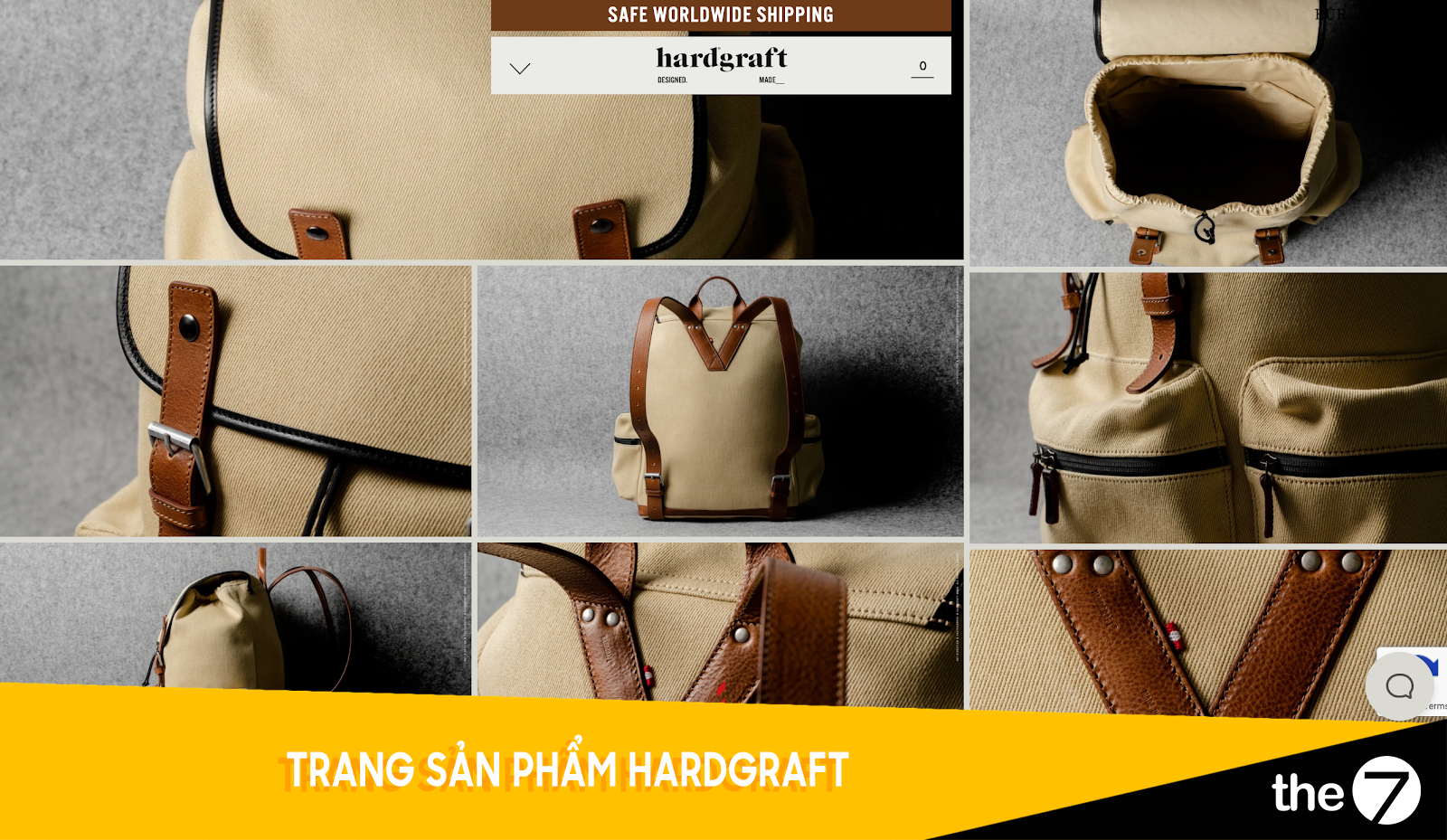 Thiết kế website bán hàng - Trang bán hàng Hardgraft