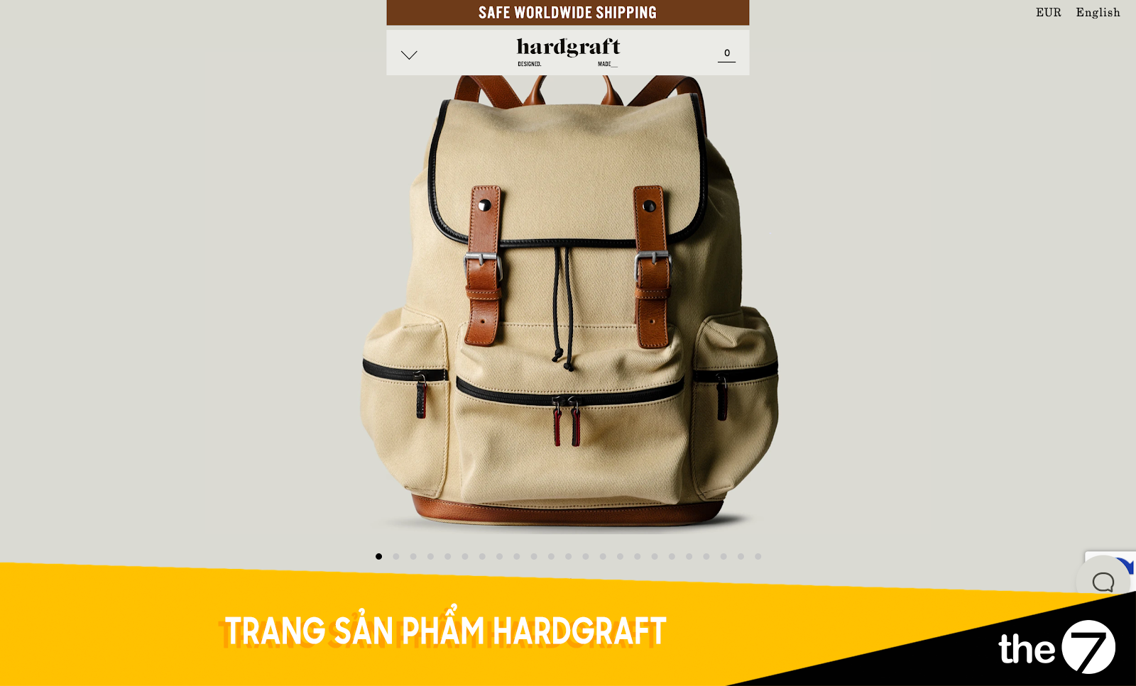 Thiết kế website bán hàng - Trang bán hàng Hardgraft