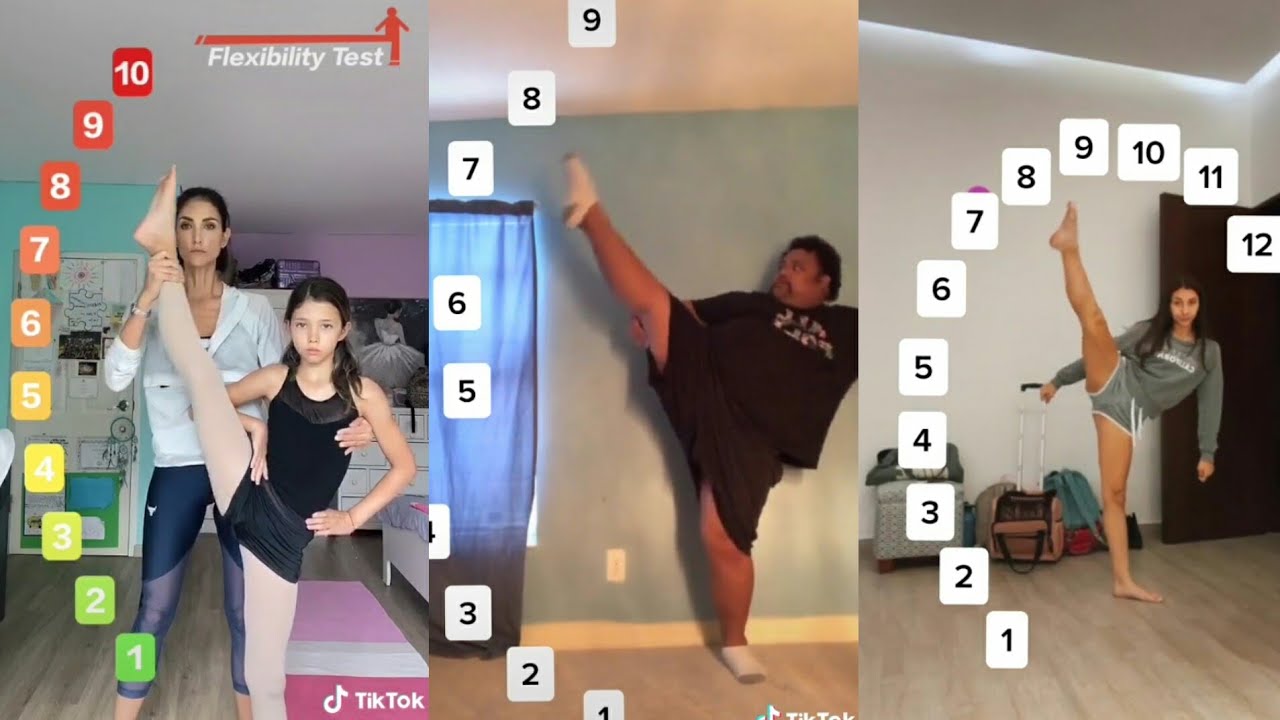 Flexibility Test - Một trong những thử thách từng phổ biến trên TikTok