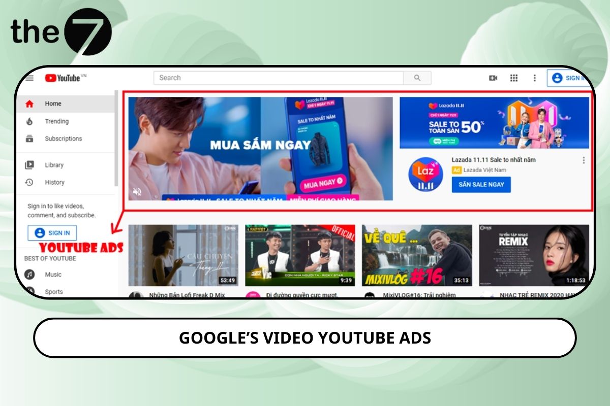 Google’s Video Youtube là hình thức quảng cáo tiếp cận khách hàng thông qua đoạn Clip ngắn