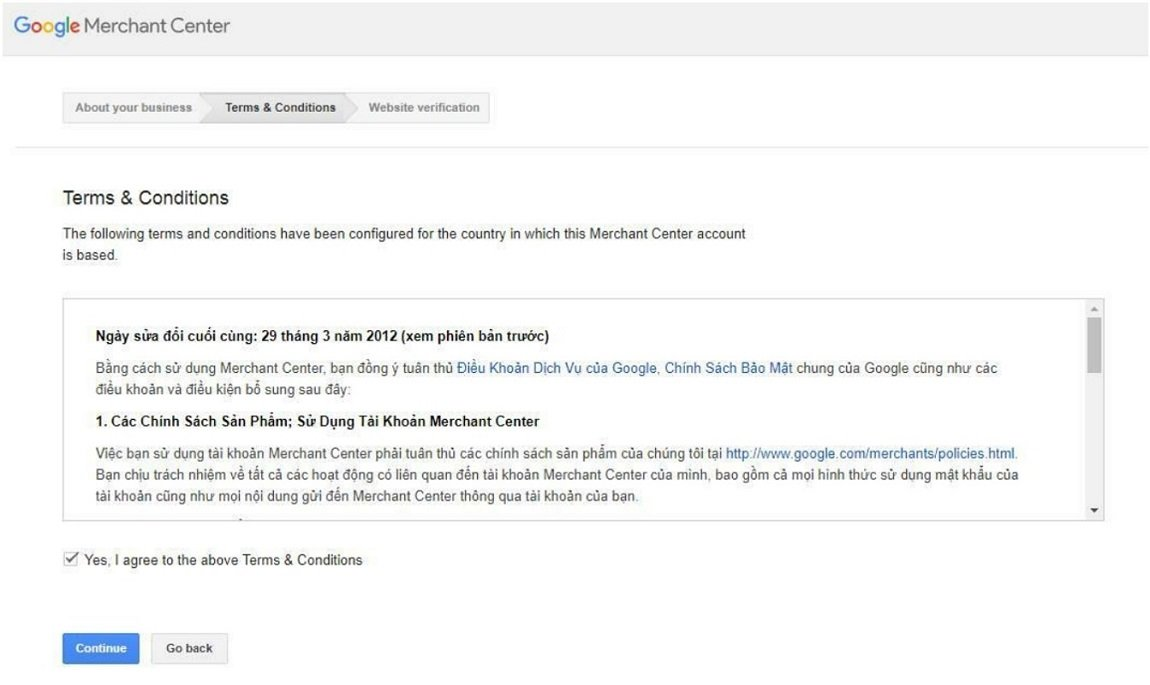 Google Merchant Center 2