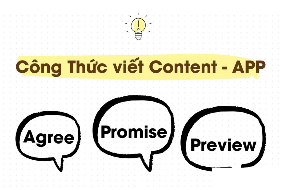 Một cách viết content hiệu quả khác mà bạn không thể bỏ qua đó là sử dụng mô hình APP