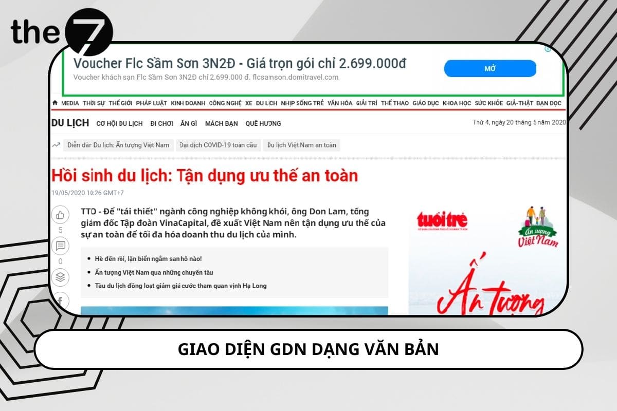 Google GDN dạng văn bản