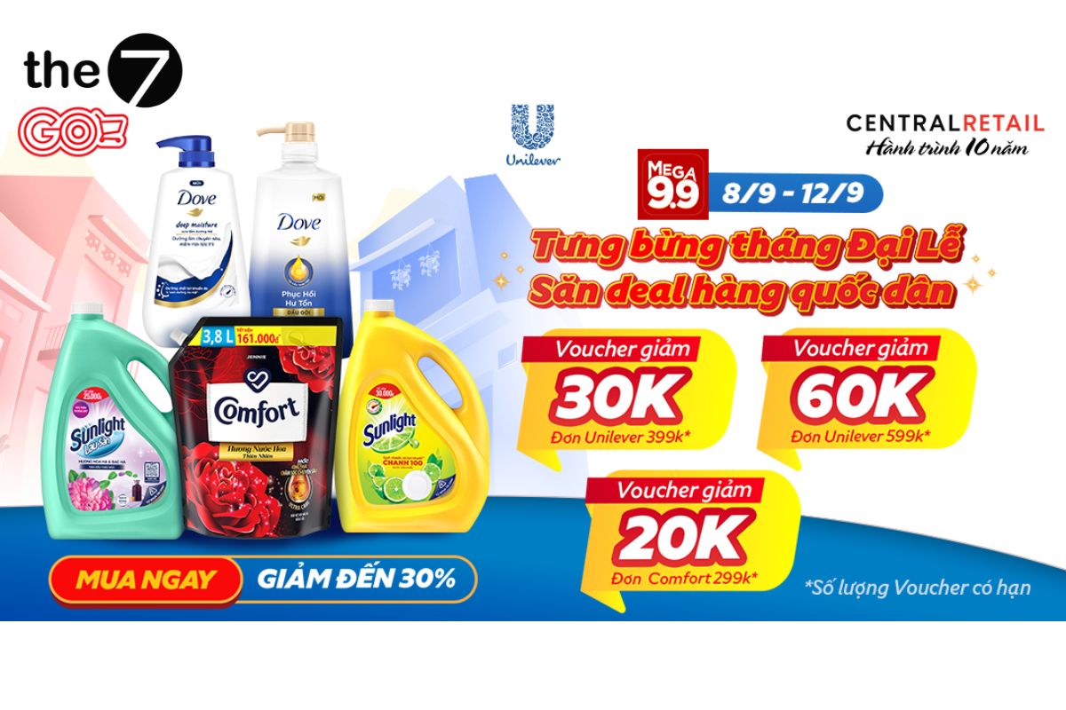 Unilever thường xuyên thực hiện các chương trình khuyến mãi để kích thích khách hàng