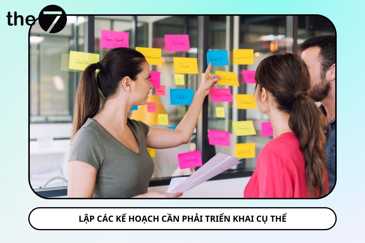 Xây dựng các kế hoạch cần triển khai