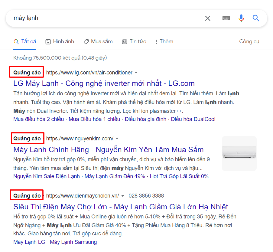 quảng cáo google khác với seo google như thế nào