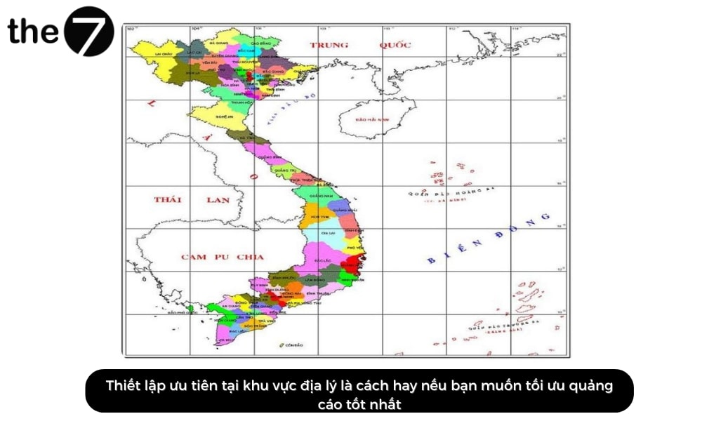 Chiến dịch tối ưu quảng cáo cũng cần phải nhắm tới đối tượng mục tiêu theo vị trí địa lý khác nhau