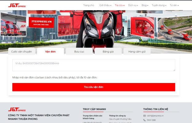 Trang theo dõi đơn hàng