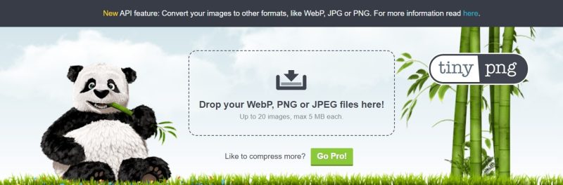 TinyPNG tối ưu hoá hình ảnh