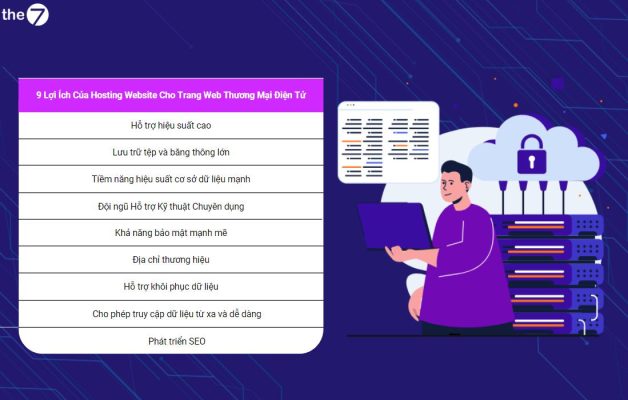 9 lợi ích của việc Hosting cho một trang web thương mại điện tử