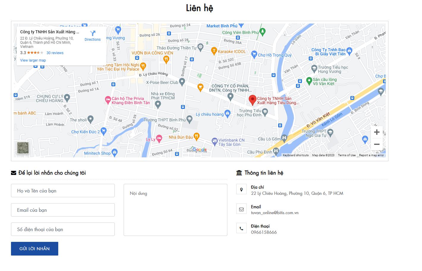 Tính năng tìm trong cửa hàng