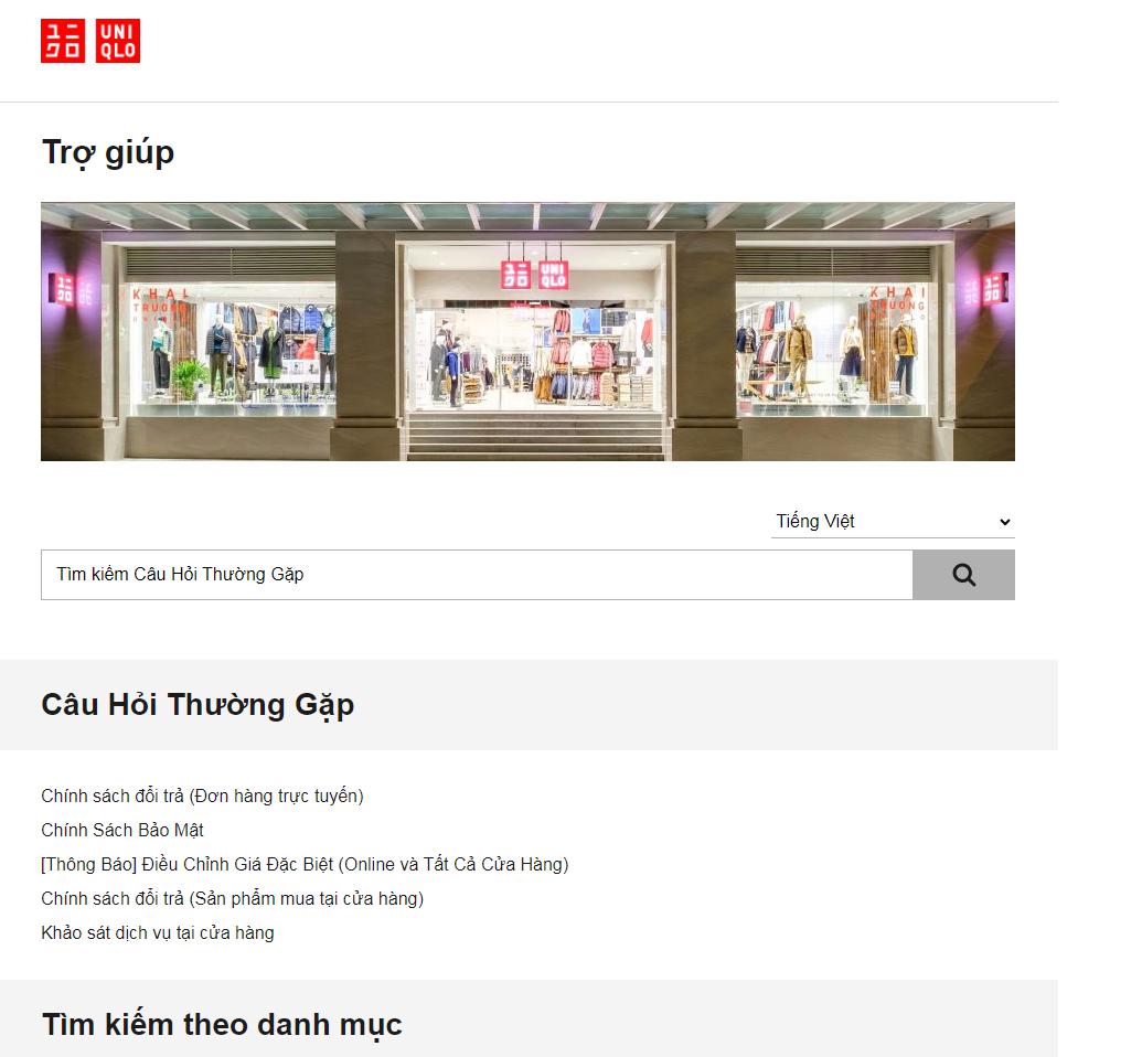 Tính năng câu hỏi thường gặp (FAQ)