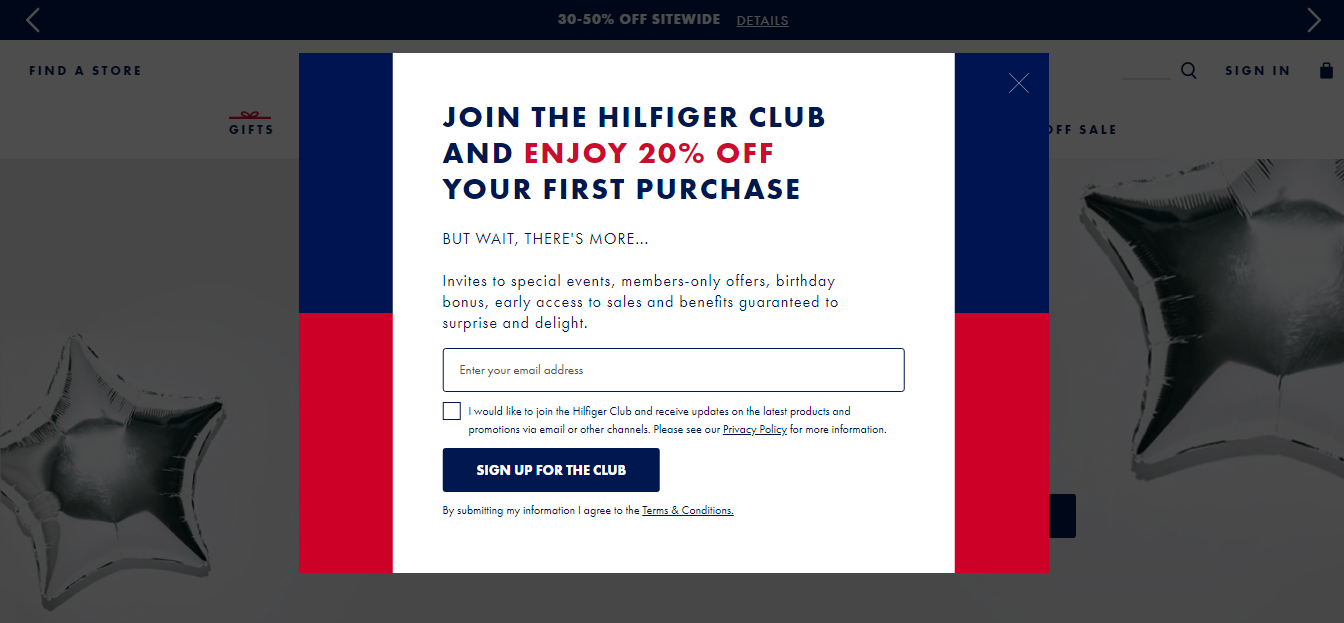 Tính năng đăng ký Email