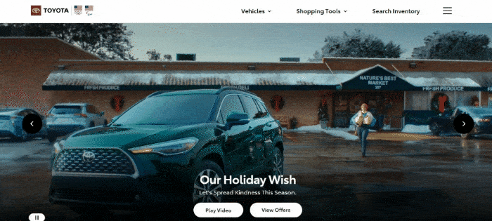 Tính năng trang chủ theo mẫu Carousel