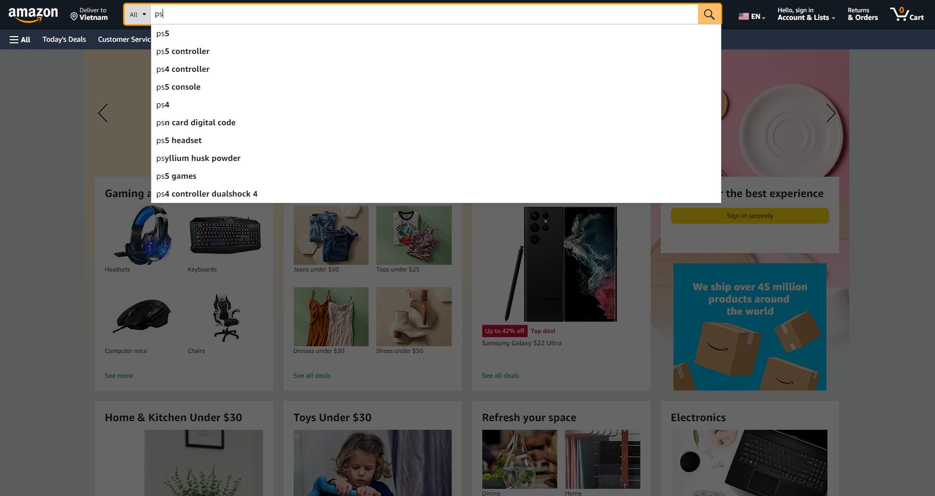 Gợi ý với tùy chọn tự động