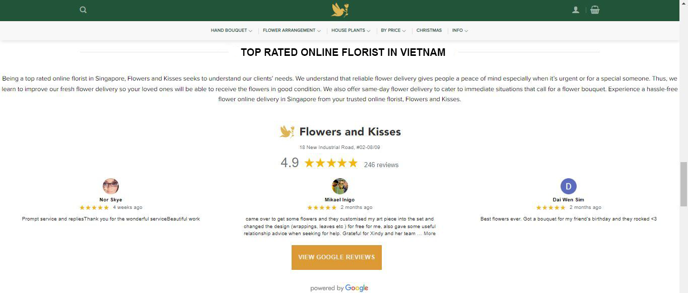 Đánh giá tích cực đem lại cái nhìn tốt cho doanh nghiệp