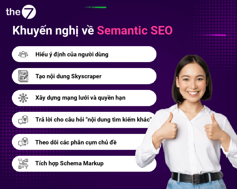 Khuyến nghị về Semantic SEO