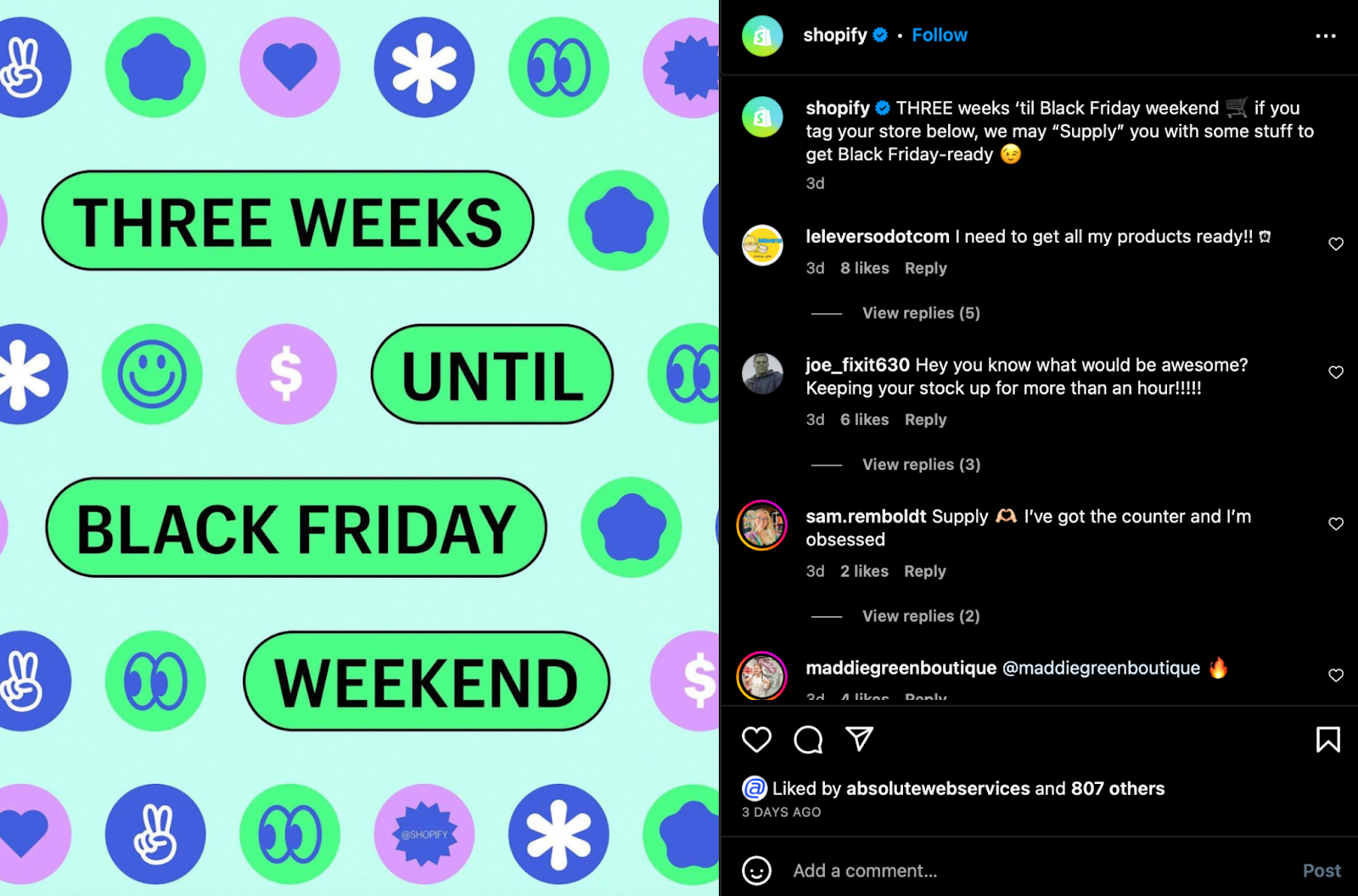 Black Friday tạo sự chú ý