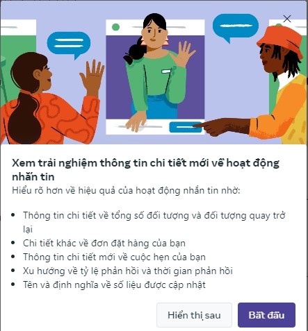 Facebook Messenger tận dụng Messaging Insights