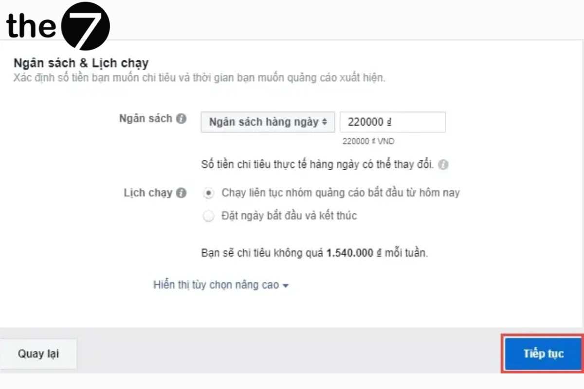 đặt giá thầu quảng cáo Facebook