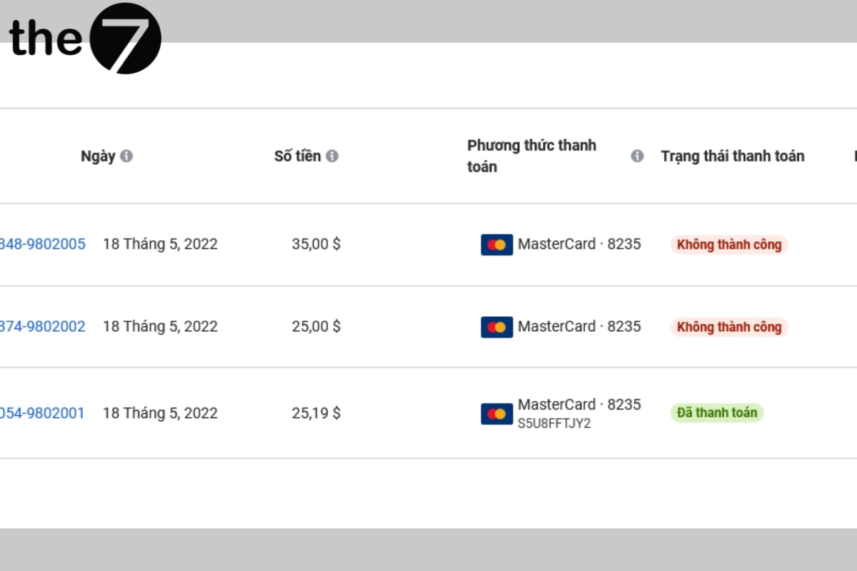 Nếu số dư trong thẻ không đủ thì không thể thanh toán thành công