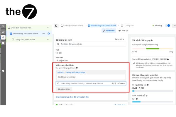 Target đối tượng theo sở thích