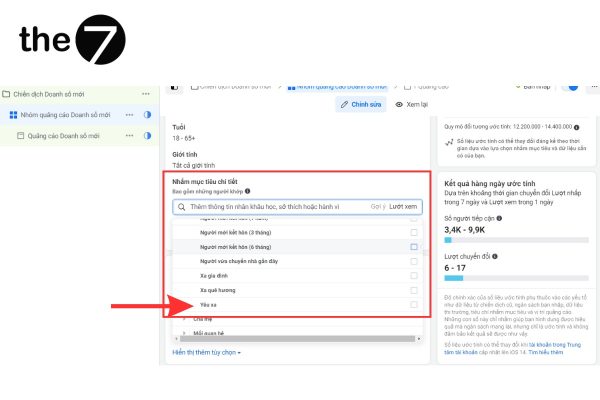 Target đối tượng trong tình trạng yêu xa