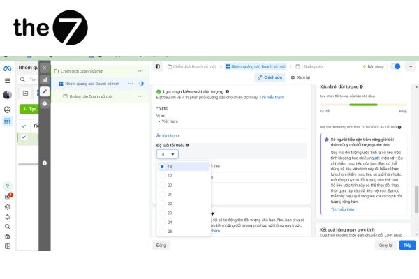 Target theo độ tuổi