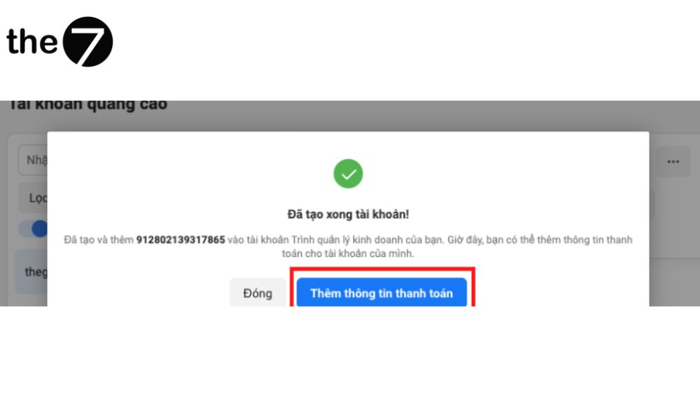 Thêm thông tin thanh toán