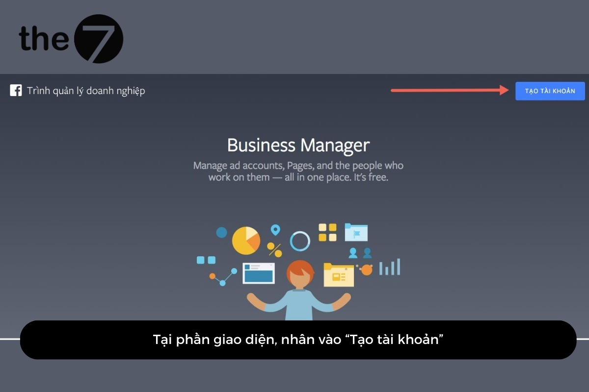 Giao diện tài khoản quảng cáo facebook