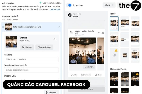 Quảng cáo Carousel Facebook
