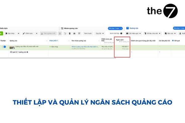 Thiết lập và quản lý ngân sách quảng cáo trong Facebook Ads Manager