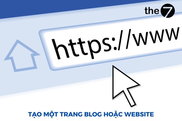 Tạo một trang blog hoặc website để Remarketing trên Facebook