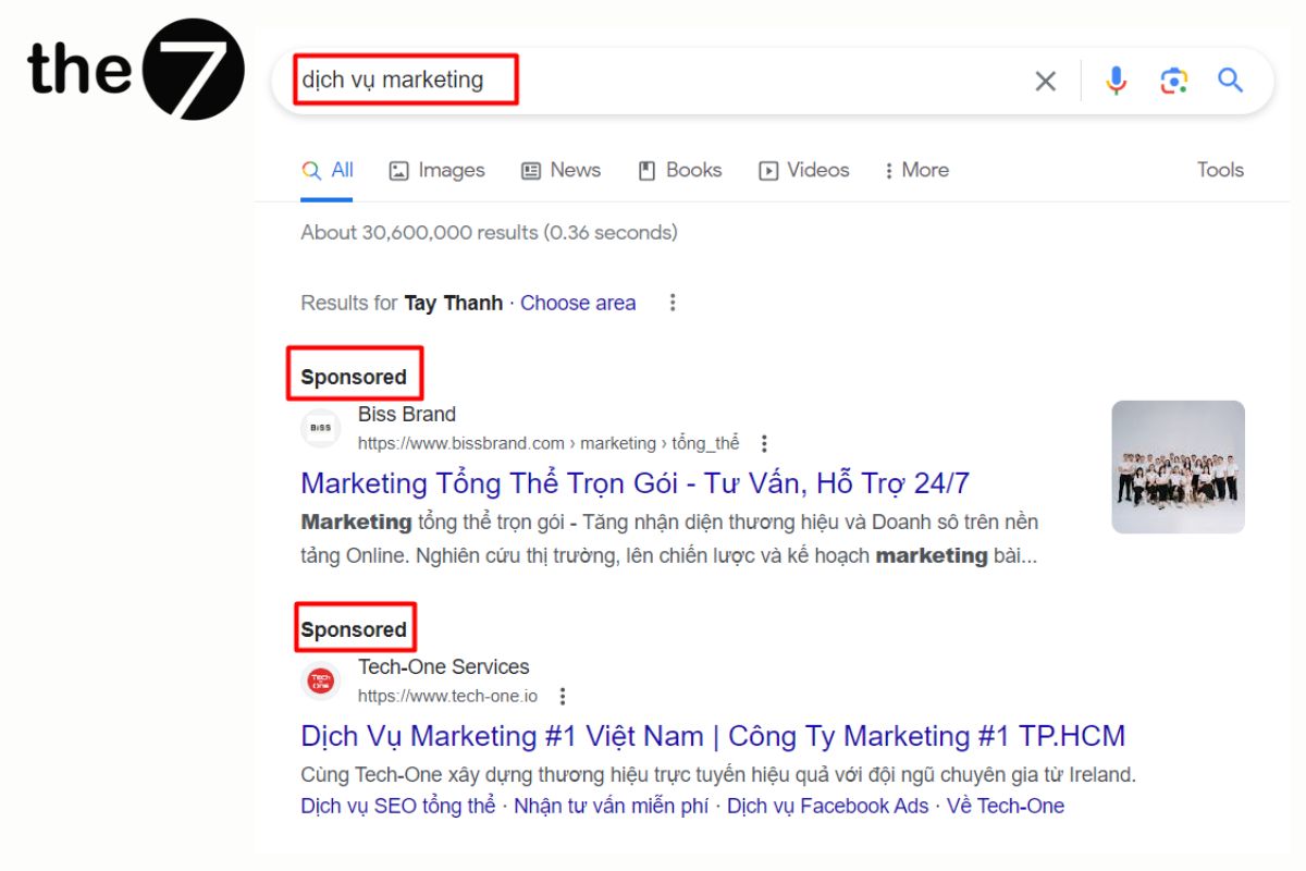 Quảng cáo Google sẽ dựa trên các từ khóa mục tiêu, cùng đoạn text nội dung quảng cáo