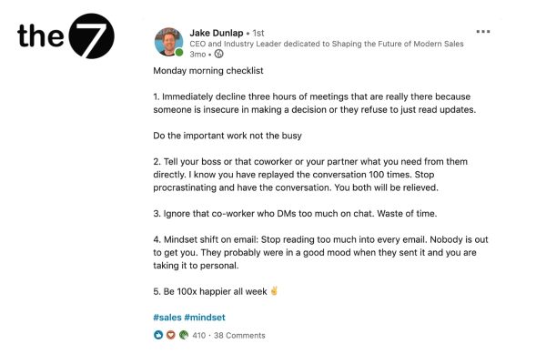 Ưu tiên các bài đăng có chứa nhận thức độc đáo