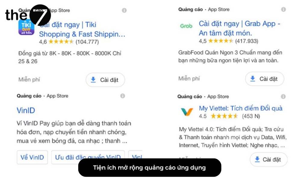 Tiện ích ứng dụng