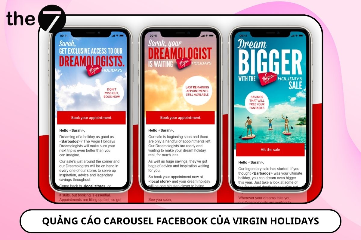 Hình ảnh đầu tiên gây ấn tượng mạnh trong quảng cáo Carousel Facebook