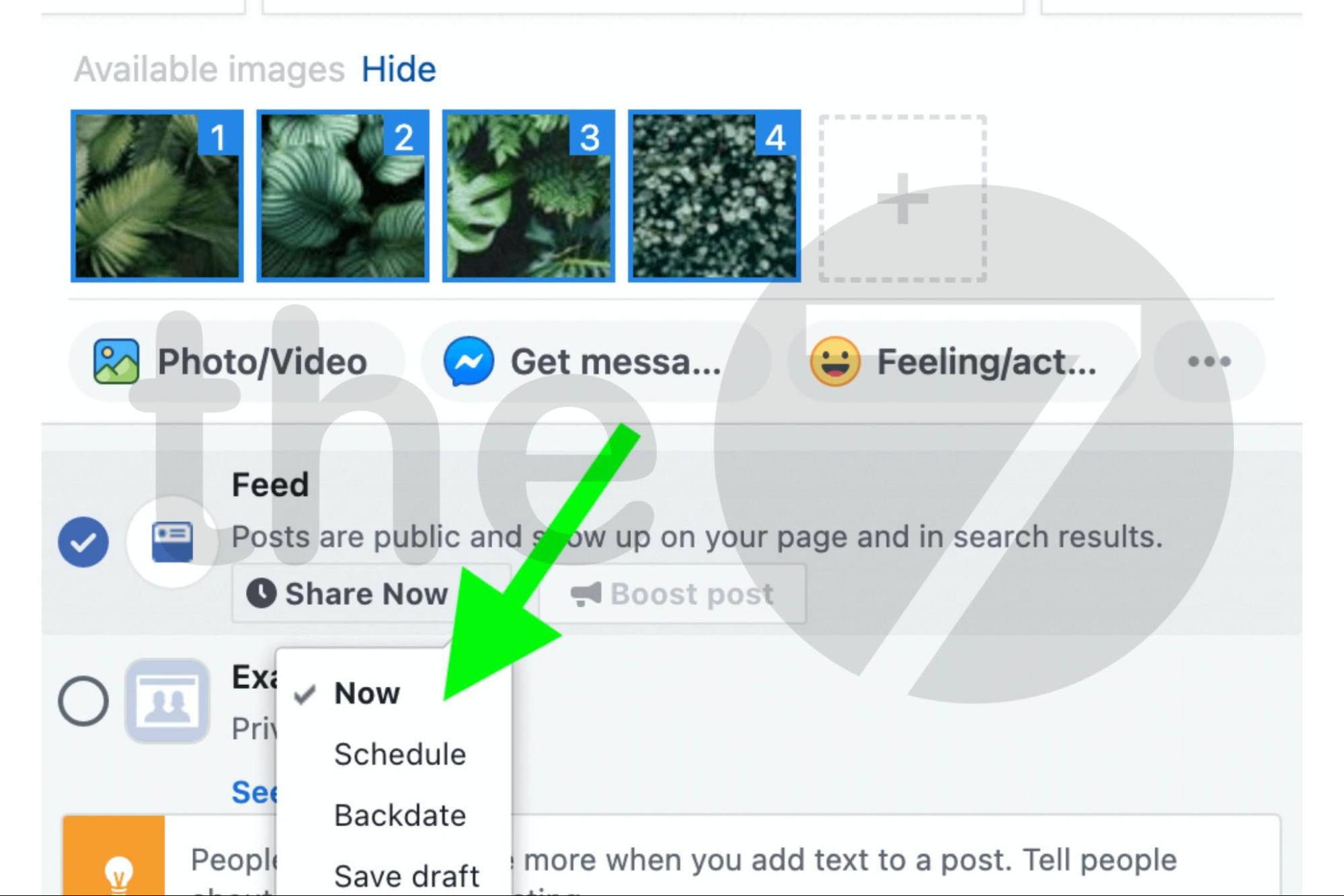 Bạn có thể xuất bản ngay lập tức, lên lịch sau hoặc lưu dưới dạng bản nháp