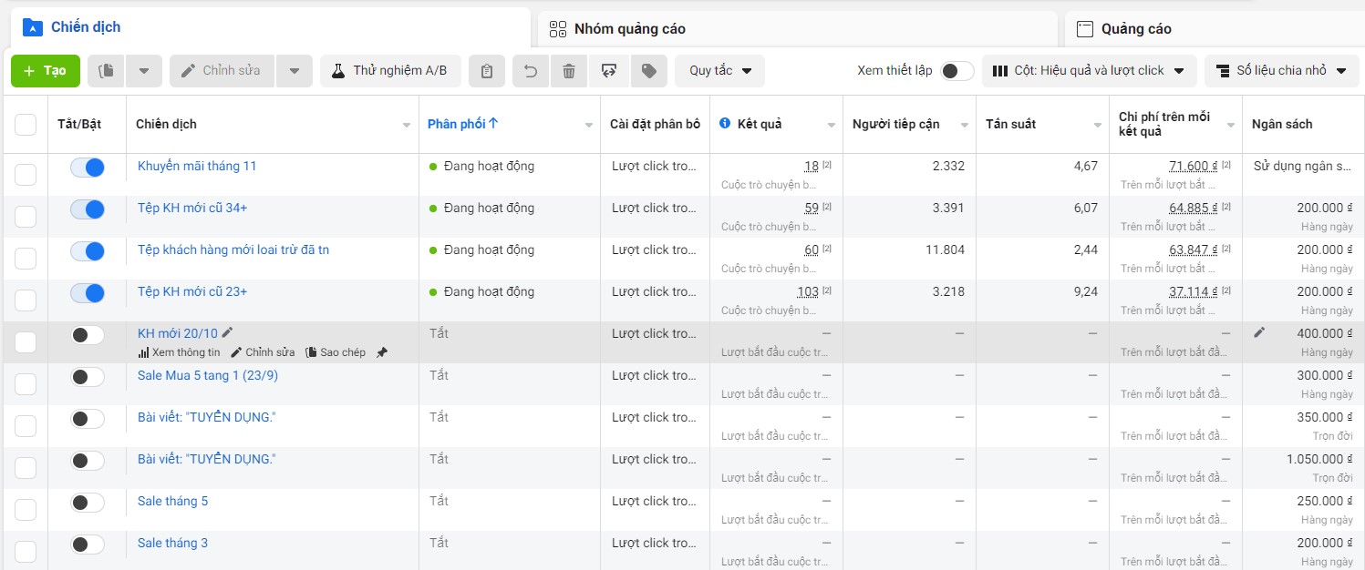 dịch vụ quảng cáo facebook