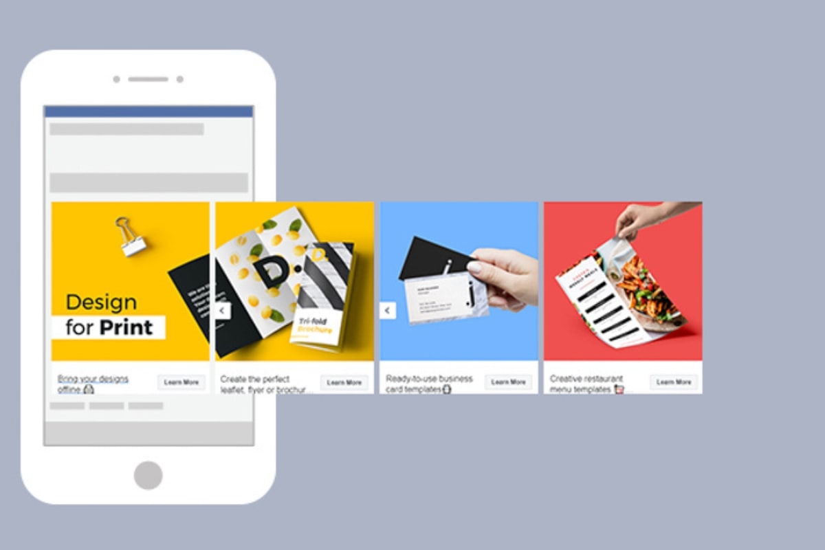 Mô phỏng Facebook Carousel Ads