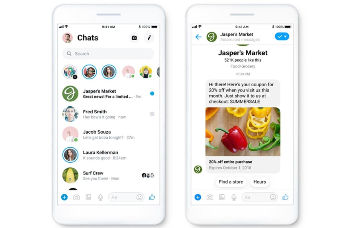 Minh họa Sponsored Message Ads