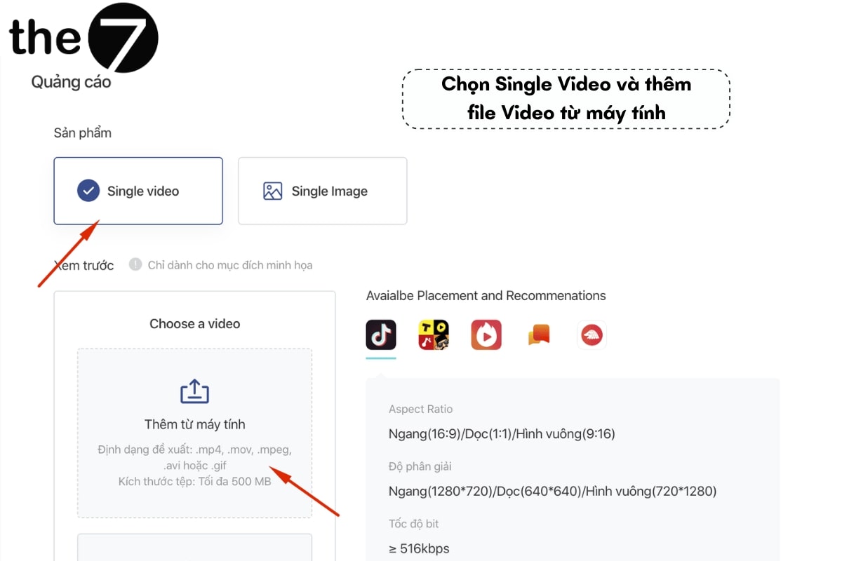 TikTok is built around video, so we recommend choosing Video