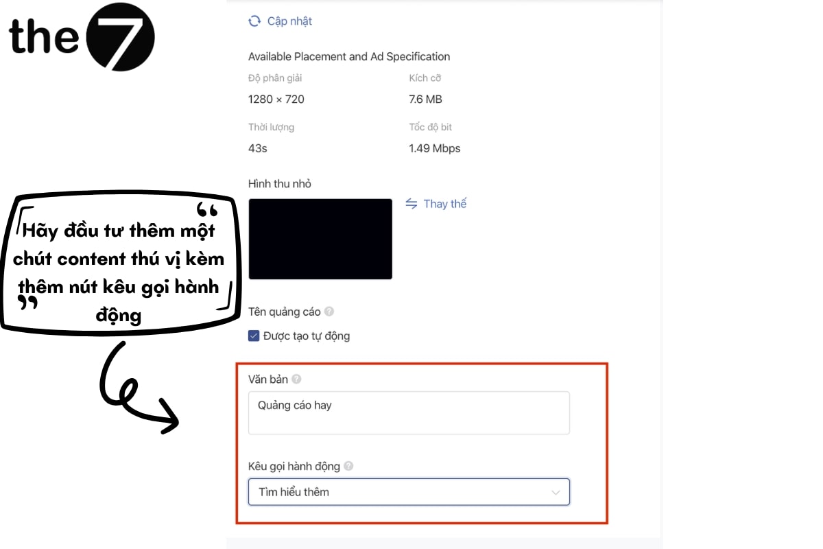 Create engaging content and add a call-to-action button