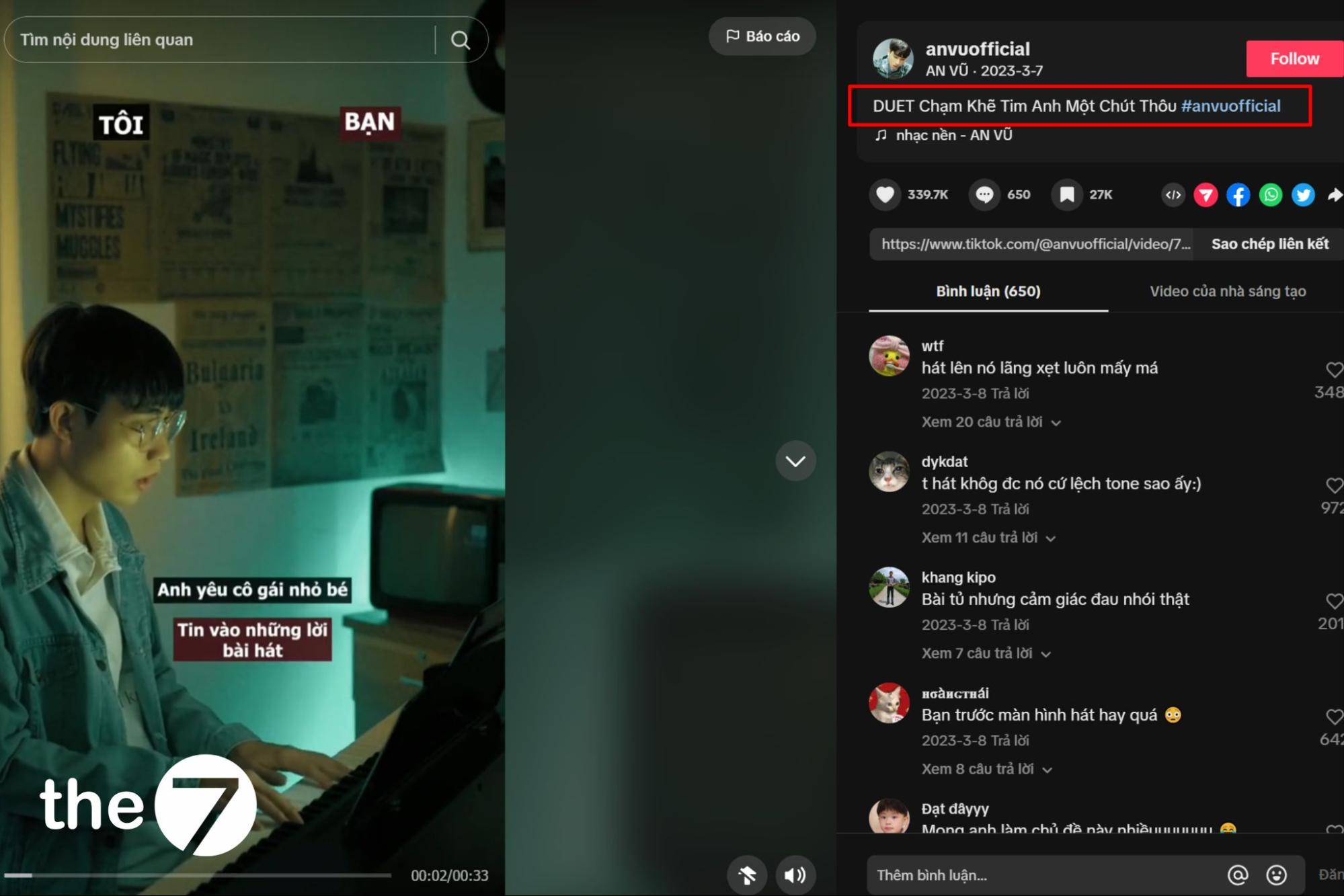 DUET cho phép 2 người dùng tương tác với nhau bằng video trên nền tảng TikTok