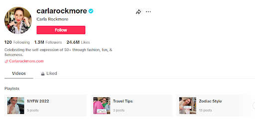 Trang Instargram của Fashion Influencers Carlarockmore